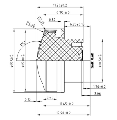 Έξυπνος βοηθητικός φακός 0.93mm 2$α τρισδιάστατη καμερών αυτοκινήτων Drive εναέρια πανοραμική άποψη 360